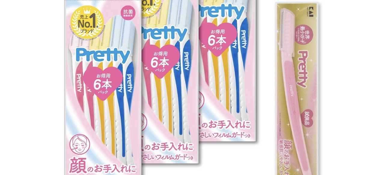 貝印プリティのレディースカミソリが大容量で便利。I字・L字を使い分けできる18本+1本セット