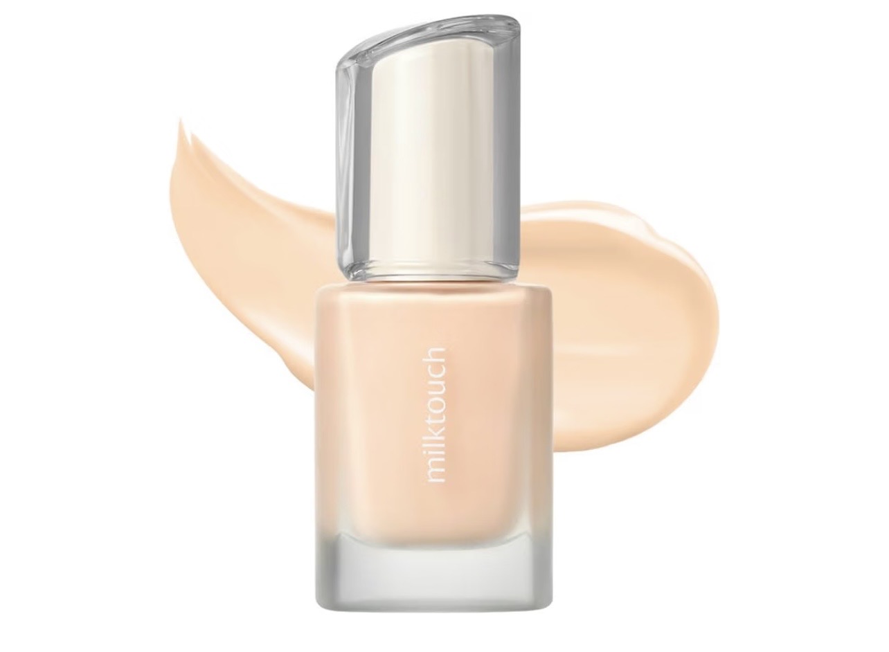 ツヤ肌好きに使いやすい Milk Touch Dewy Glass Skin Foundation 02 Vanilla Ivory(19N)