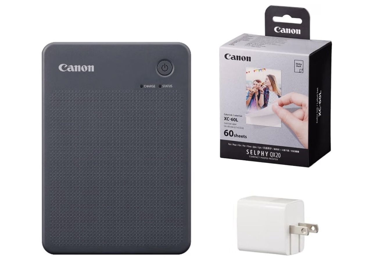 Canon SELPHY QX20 / キヤノン スマホプリンター セルフィー QX20 レビュー：スマホの写真をシールにして残す