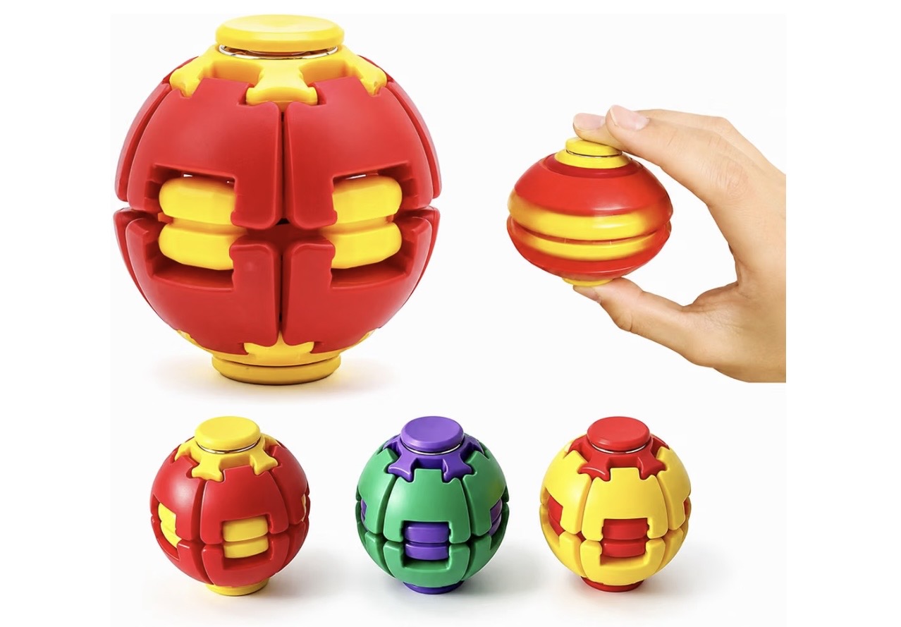 押して、回して、気分転換。3Dプリント回転フィジェットボールのすすめ